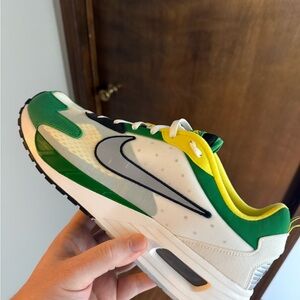 Nike Green and Yellow Sneakers